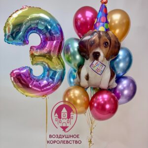 Воздушные шары для девочки набор 01